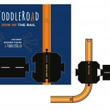 Toddleroad Bahnübergang mit Straße – flexible Straße aus Silikon, 2 Teile