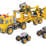 Abschleppwagen mit Autos und Effekten