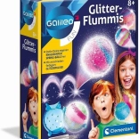 Verrückte glitzernde Kugeln