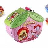 Blech-Spardose Häuschen mit Schloss 16 × 8 cm