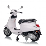 Elektrischer Kinderroller VESPA ROMA, weiß