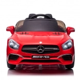 Elektrisches Kinderauto MERCEDES SL65 S rot lackiert mit LCD