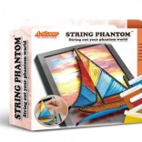 Gesticktes Bild eines Segelboots