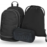 Set 3v1 Core Uni Schwarz: Rucksack, Federmäppchen und Schuhbeutel