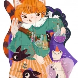 Djeco Riesenpuzzle Zauberer Pio – 36 Teile