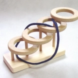 Knobelspiel Olympia aus Holz