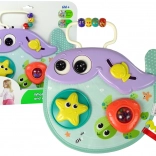 Interaktiver Wal für Babys – Rassel und Lernspielzeug