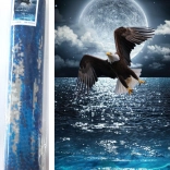 Diamantmalerei Nachtjäger 80 × 40 cm