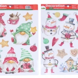 Fensterdekoration Mix Weihnachten 41 × 29 cm