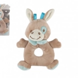 Plüsch-Rassel Esel 18 cm