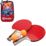 Ping-Pong-Set mit Schlägern und 3 Bällen