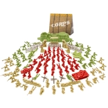 Set von Figuren Soldaten 105 Stk