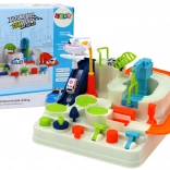 Interaktive Parkgarage für Kinder mit Autos