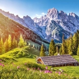 Puzzle 500 Teile – Sommer in den Alpen CASTORLAND