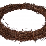 Dekorativer Rattan-Kranz 35 cm