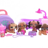 Hundeset mit Zubehör zum Spielen und Pflegen