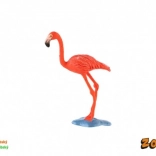 Kunststofffigur eines karibischen Flamingos 9 cm