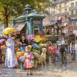 Cherry Pazzi Puzzle Blumenmarkt 1000 Teile