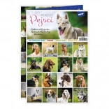 Pexeso für Kinder Hunde auf 3xA4