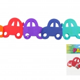 Bunte Girlande mit Automotiv