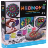 Kreativset zum Bemalen von Steinen – Neon