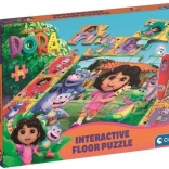 Bodenpuzzle mit interaktivem Stift DORA die Entdeckerin – 24 Teile