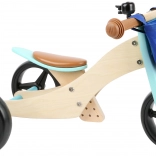 Holz-Laufrad 2-in-1 TRIKE türkis