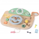 Multifunktionales hölzernes Manipulationsbrett in Form eines Lenkrads Classic World