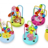 VIGA Holz-Perlenlabyrinth zur Förderung der Motorik, 1 Stk.