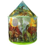 Kinderzelt Dinosaurier für den Garten, grün