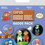 SUPER MARIO BROS. Ansteckbutton-Set (5 Stk.)