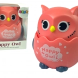 Sensorische Eule für die Kleinsten – rosa