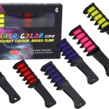 Haarkreide Färbeset 6er matt