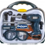 Grünes Kinder-Werkzeugset im Koffer