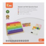 Viga mathematische Operationstafel mit Buchstaben, Zahlen und Zeichen