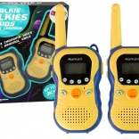 Kinder-Walkie-Talkies mit Stimmverzerrer, gelb (2 Stk.)