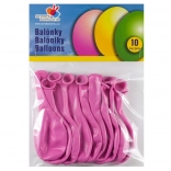 Set mit 10 Rosa Aufblasbaren Luftballons 26cm