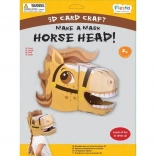 Fiesta Crafts Kreativ-Set 3D-Maske Pferd