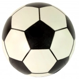Weißer Schwarzer Gummiball Groß 23 cm Leicht
