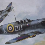 Modellflugzeug Supermarine Spitfire Mk.Vb HI TECH 1:72