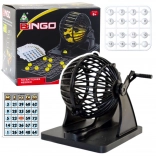 Familien-Bingo mit Ziehmaschine, 80 Kugeln und 20 Karten
