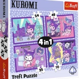 Puzzle 4-in-1 KUROMI – HELLO KITTY