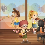 Puzzle Kinderorchester 100 Teile