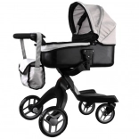 Moderner Tiefpuppenwagen – Beige
