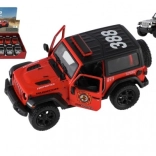 Automodell Jeep Wrangler Polizei 2018 mit Rückziehmotor