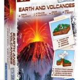 Clementoni Science & Play Erde und Vulkane – wissenschaftliches Set für Kinder