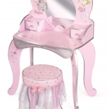 Zauberhafter Frisiertisch aus Holz mit Hocker Magic Maria