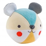 Petit Collage Rassel Bär aus Bio-Baumwolle