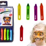 Bunte Schminkstifte für das Gesicht 6 Stück