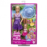 Barbie Familie und Freunde beim Picknick